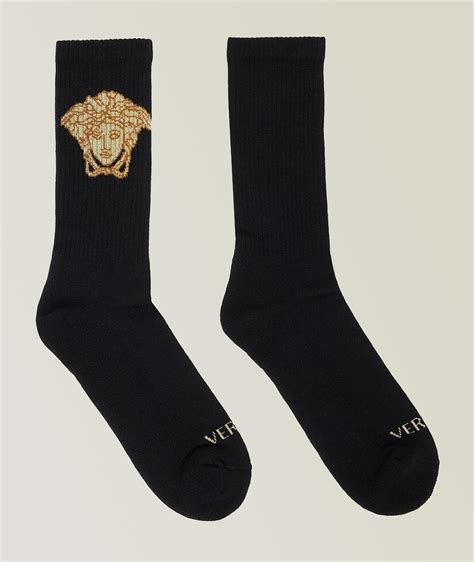 versace socks fake|versace medusa socks.